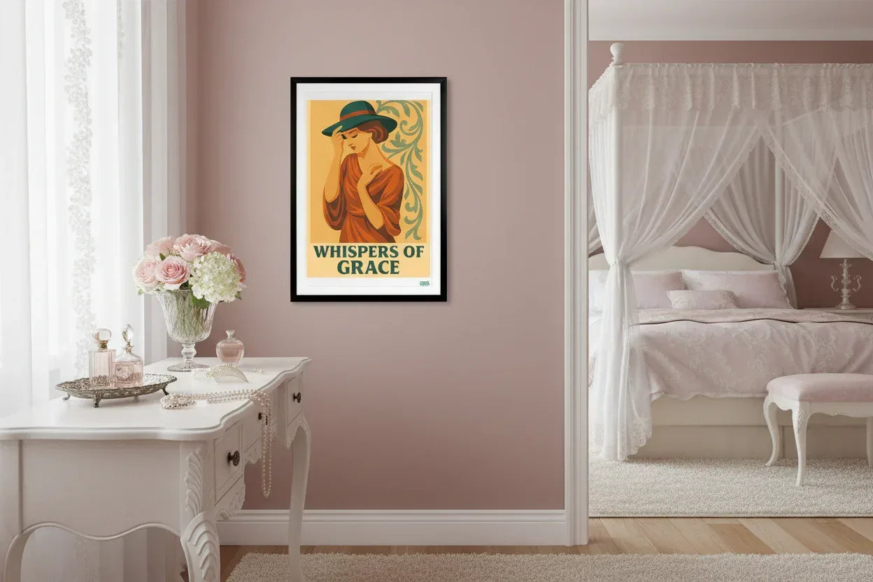 Affiche rétro Décor Années 20 décoration murale Art Déco
